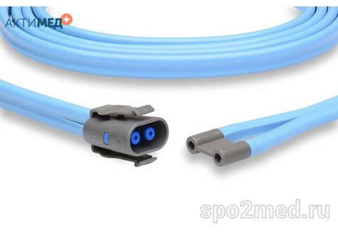 HDN36-25-27 Шланг для манжет НИАД, Dinamap, неонатальный, 3.6 метра, 2 трубный