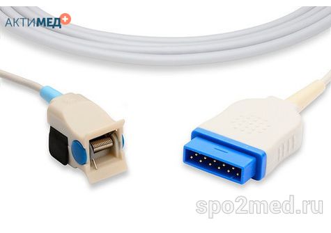 Датчик пульсоксиметрический многоразовый, Marquette, педиатрический U110-21P