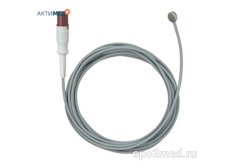 Датчик температурный многоразовый, Philips, взрослый, накожный, 3.0 метра, междун. марк: THP-AS