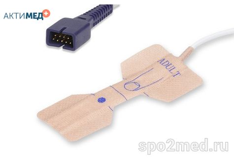 Датчик пульсоксиметрический одноразовый, Nellcor Oximax, взрослый U503-01P