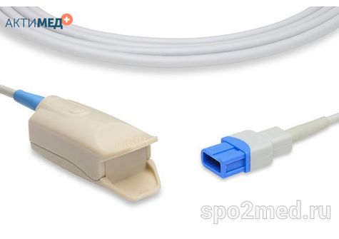 Датчик пульсоксиметрический многоразовый, Spacelabs, взрослый U410-74