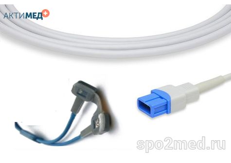 Датчик пульсоксиметрический  многоразовый, Spacelabs, взрослый/неонатальный  U610-74