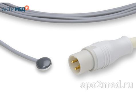 Датчик температурный многоразовый, Air Shields, взрослый, накожный, 1.5 метра, междун. марк: TAS-15AS