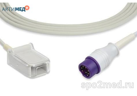 U710M-48R Переходник, Mindray, Masimo M-LNCS, 3.0 метра