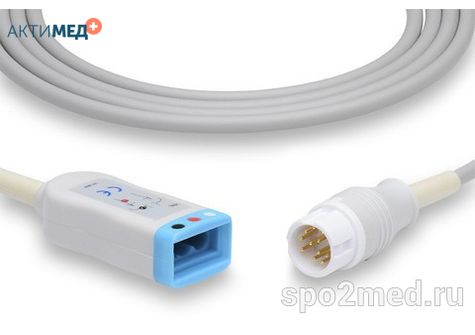 HP-2385-I, Кабель пациента электрокардиографический для подключения пациента к монитору (магистральный на 3 отв.), Philips, 2.5м, IEC