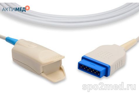 Датчик пульсоксиметрический многоразовый, Datex Ohmeda Oxytip, взрослый U410-121