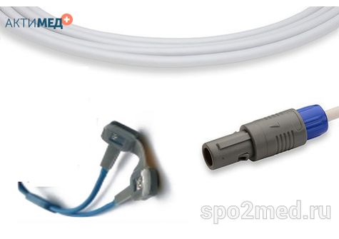 Датчик пульсоксиметрический многоразовый, Bionet, взрослый/неонатальный U610-58