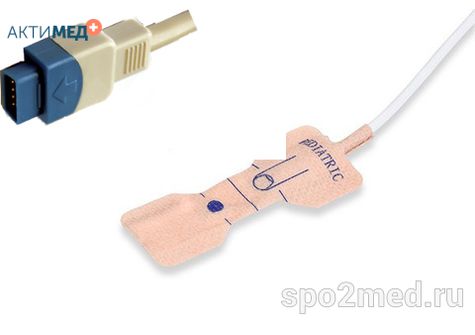 Датчик пульсоксиметрический, одноразовый, Datex Ohmeda TruSignal+, педиатрический U523-117