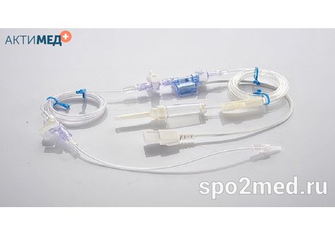 Датчик (трансдьюсер) для инвазивного измерения артериального и венозного давления, одноканальный преобразователь.