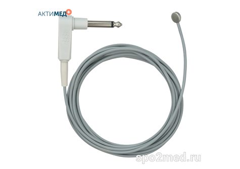 Датчик температурный многоразовый, YSI, взрослый, накожный, 3.0 метра, междун. марк: T2252-AS
