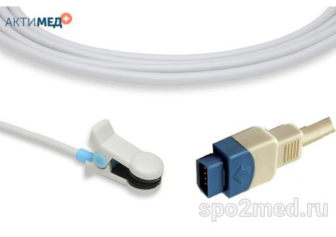 Датчик пульсоксиметрический, многоразовый, Datex Ohmeda TruSat, взрослый U903-117