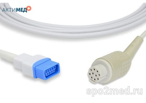 U710-119 Переходник, Datex Ohmeda, Oxytip, 3.0 метра