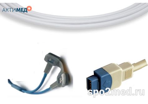 Датчик пульсоксиметрический многоразовый, Datex Ohmeda TruSat, взрослый/неонатальный U603-117