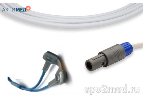 Датчик пульсоксиметрический многоразовый, Biolight, взрослый/неонатальный U610-47