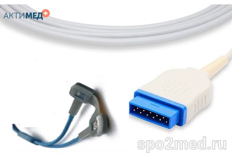 Датчик пульсоксиметрический многоразовый, Marquette, взрослый/неонатальный U610-21M