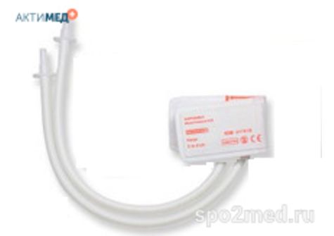 U1681D, Манжета НИАД, одноразовая, 3.3-5.6см, №1, 2 трубки