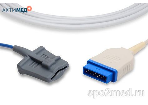 Датчик пульсоксиметрический многоразовый, Datex Ohmeda Oxytip, взрослый  U410S-121