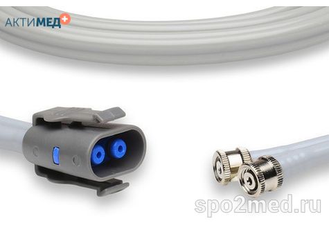 HD36-25-09 Шланг для манжет НИАД, Dinamap, взрослый, 3.6 метра, 2 трубный											